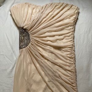 Charlotte Russe Strapless sheath dress XL sparkle